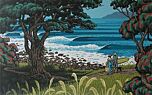 First Sight Pohutukawa Point by Tony Ogle