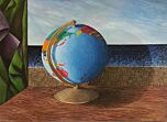 Still Life Globe on the Table by Justin Summerton